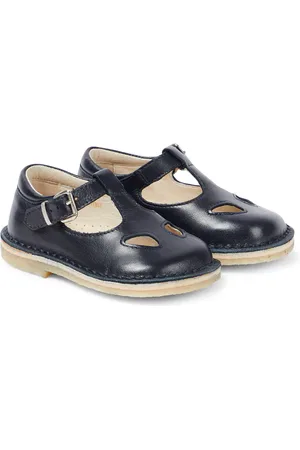 Il gufo Baby leather flats