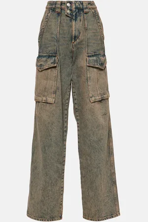 Marant Etoile Heilani high-rise cargo jeans