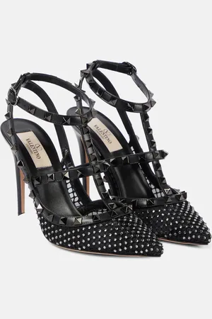 VALENTINO GARAVANI Rockstud 100 leather pumps
