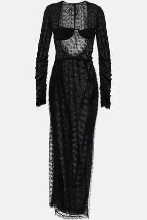 Alessandra Rich Lace maxi dress