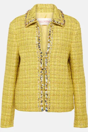 VALENTINO Embellished tweed jacket