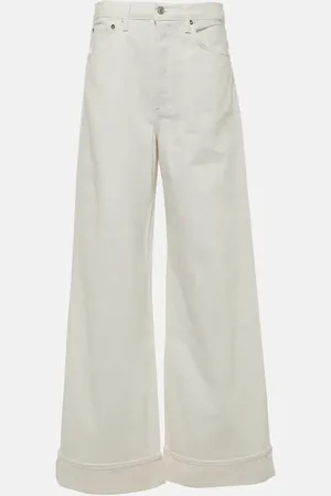 AGOLDE Dame Jean high-rise wide-leg jeans