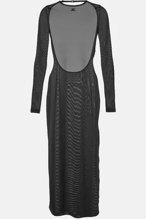 Courrèges CourrÃ¨ges Open-back jersey midi dress