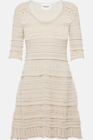 Marant Etoile Jumi cotton crochet minidress