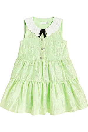 Self-Portrait Lace-trimmed floral dress