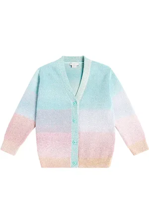 Stella McCartney Striped cotton-blend cardigan