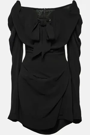 Vivienne Westwood Bow-detail draped minidress