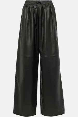 WARDROBE.NYC Leather wide-leg pants
