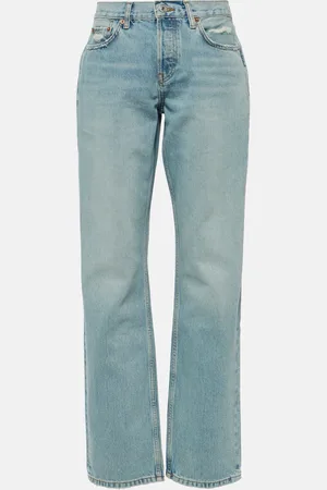 RE/DONE Easy mid-rise straight jeans