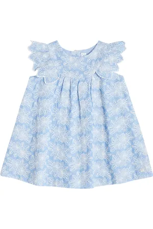 Tartine Et Chocolat Baby embroidered denim dress