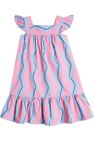 Jelly Mallow Wave cotton dress