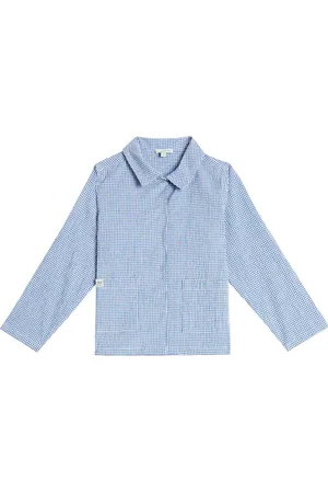 Liewood Kory checked seersucker overshirt