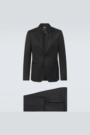 Ermenegildo Zegna Single-breasted wool and mohair tuxedo