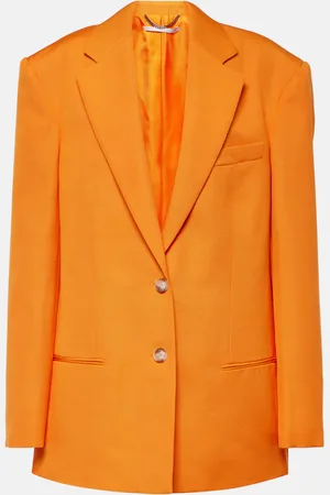 Stella McCartney Single-breasted crÃªpe blazer
