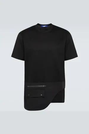 JUNYA WATANABE Paneled cotton jersey T-shirt