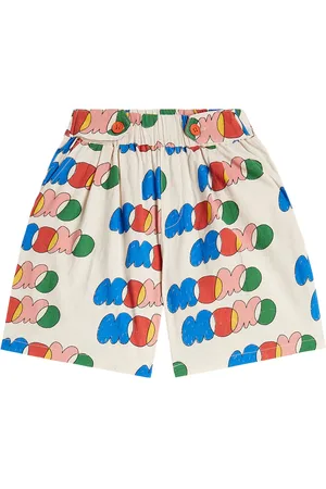 Jelly Mallow Momo printed cotton shorts