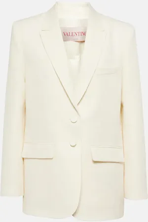 VALENTINO Toile Iconographe CrÃªpe Couture blazer