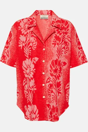 ALÉMAIS AlÃ©mais Martha printed cotton-blend shirt