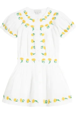 Stella McCartney Floral linen and cotton dress