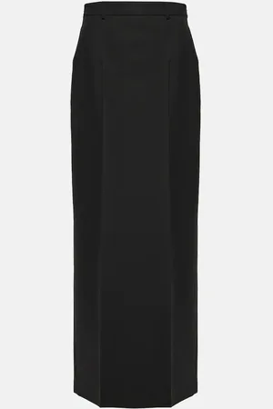 VALENTINO Wool-blend maxi skirt