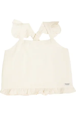 Donsje Blaze ruffled cotton top