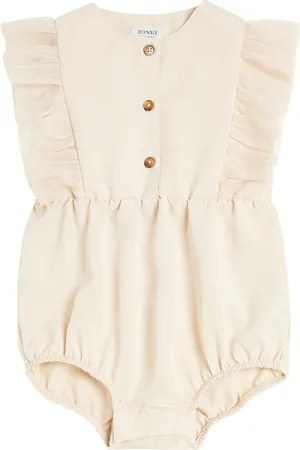 Donsje Baby Odine jersey and tulle bodysuit