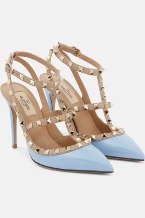 VALENTINO GARAVANI Rockstud patent leather pumps
