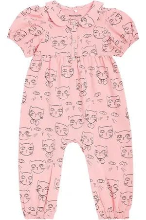 Mini Rodini Baby Cathlethes cotton-blend onesie