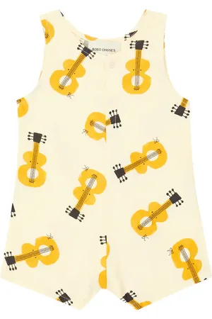 Bobo Choses Baby Acoustic Guitar cotton playsuit