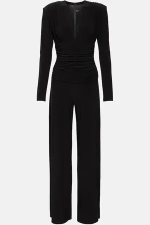 Norma Kamali Ruched jersey jumpsuit