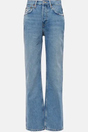 RE/DONE High-rise straight jeans