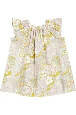 BONPOINT Baby Carmella floral cotton dress