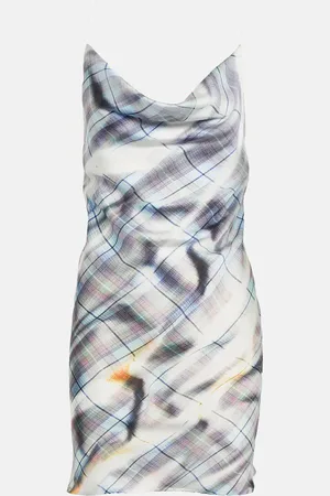 Y / PROJECT Invisible strap satin slip dress