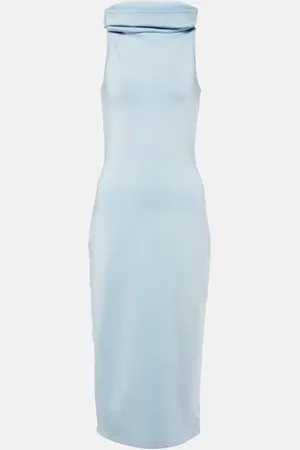 Alaïa AlaÃ¯a Hooded jersey midi dress