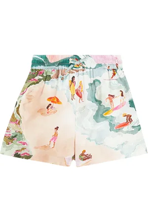 Scotch&Soda Printed cotton-blend shorts