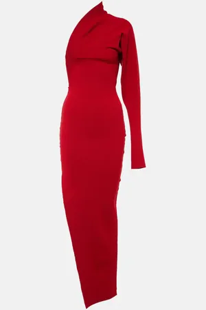 Rick Owens One-shoulder asymmetric maxi dress