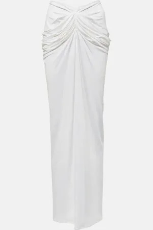 MAGDA BUTRYM Draped jersey maxi skirt