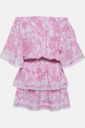 Melissa Odabash Micha floral off-shoulder minidress