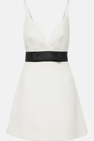 Dolce & Gabbana Wool and silk-blend minidress