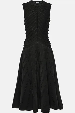 Alaïa AlaÃ¯a Gathered midi dress