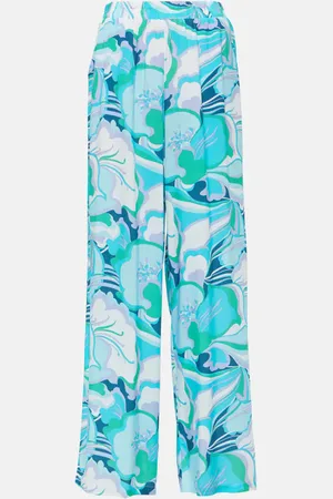 Melissa Odabash Olivia floral wide-leg pants