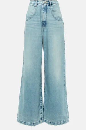 Frame The Skater high-rise wide-leg jeans