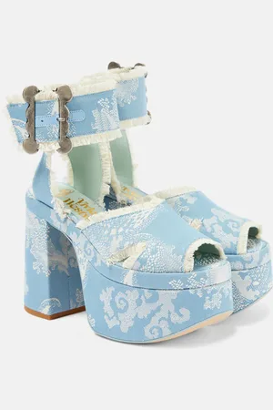 Vivienne Westwood Olde London jacquard platform sandals