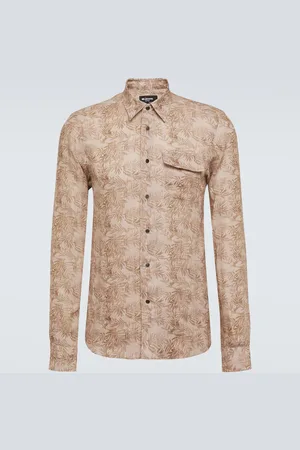 Kiton Buba floral linen shirt