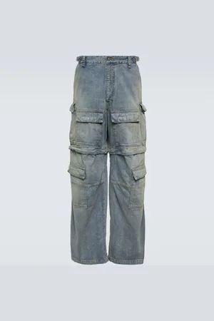 Balenciaga Mid-rise cargo jeans