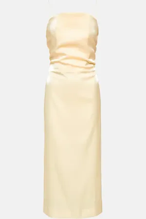 Jacquemus La Robe Carino satin midi dress