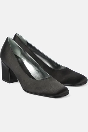 The Row Fiore satin faille pumps