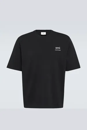 Ami Logo cotton jersey T-shirt