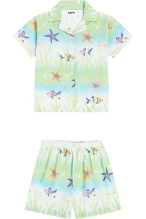 Molo Baby Eyou shirt and Solar shorts set