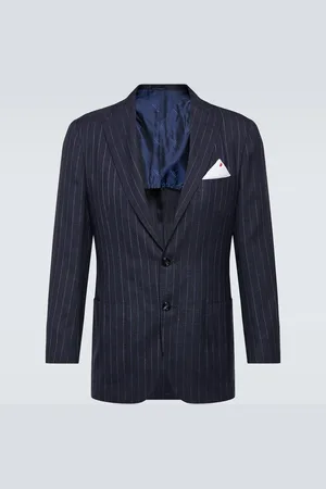 Kiton Cashmere, silk, and linen tuxedo jacket
